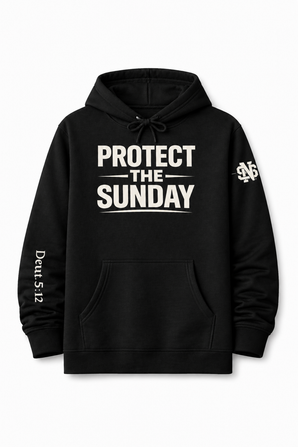 Protect The Sunday Premium Hoodie in Black