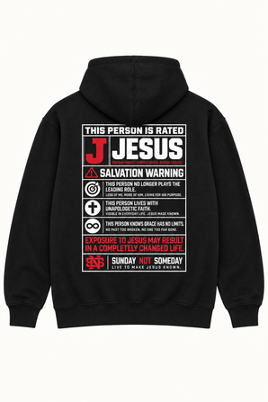 Rated J™ Premium Hoodie — Black